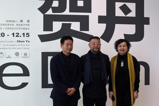 从左至右:张子康 贺丹 周旭君