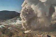 日本鹿儿岛火山喷发 浓烟滚滚