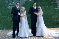 新郎、新娘和牧师都是双胞胎的婚礼