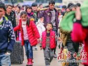 节后客流高峰杀到 广州铁路15日发送旅客125万人次