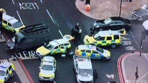 航拍伦敦恐袭现场