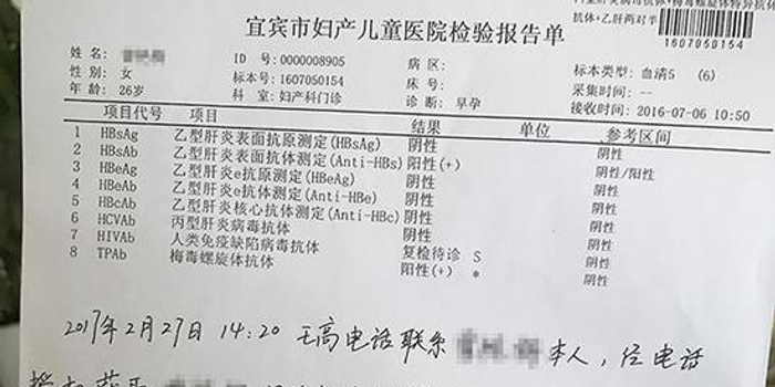 四川孕妇孕检HIV阳性进展:女婴早期检测呈阴性