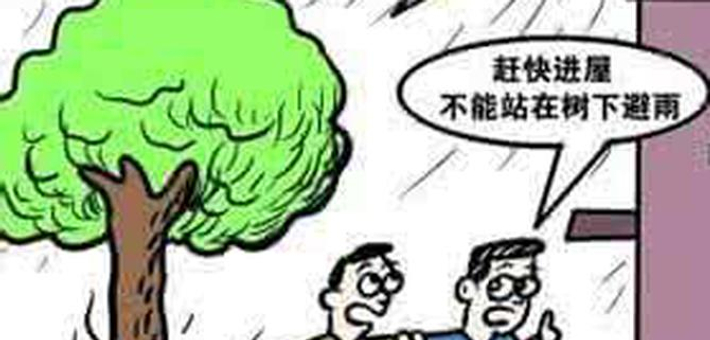 暴雨天急救指南