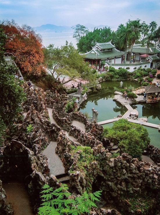 菽庄花园的“藏海”和“补山”,鼓浪屿