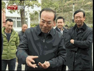 2014年11月,时任重庆市委书记的孙政才在武隆调研乡村旅游。