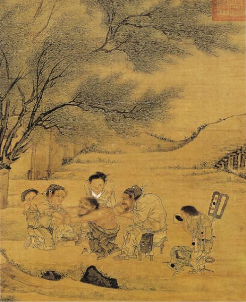 宋代 李唐 村医图