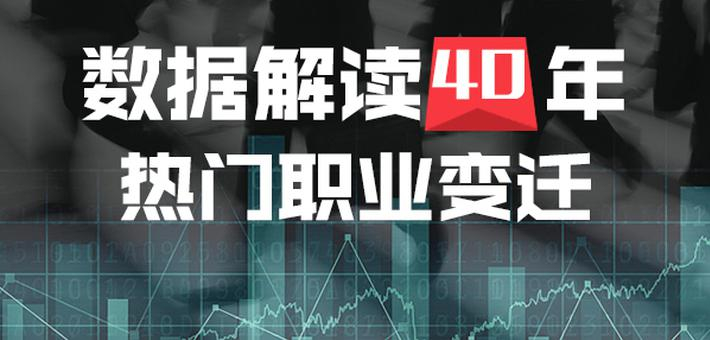数据解读40年热门职业变迁
