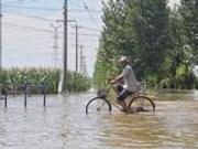 山东寿光水灾现场:一些地方仍被洪水“浸泡”