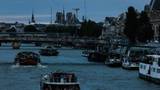 巴黎奥运会：塞纳河沿岸围栏密布