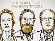 2018年诺贝尔化学奖揭晓：美英3名科学家获奖