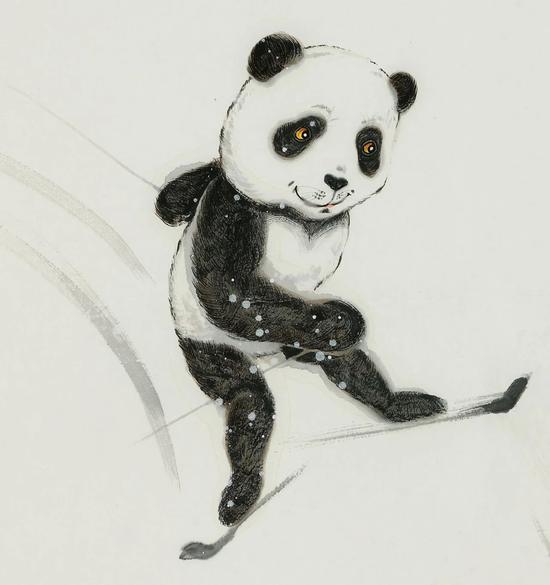 《冰雪国宝万里图》局部
