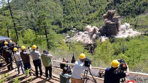 朝鲜炸毁了观测所、警备部队