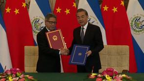 中萨建交现场视频！