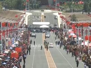 盛装歌舞 习近平出席巴新独立大道移交启用仪式