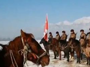 新春走基层 老虎台民兵骑兵连跃马扬鞭守天山