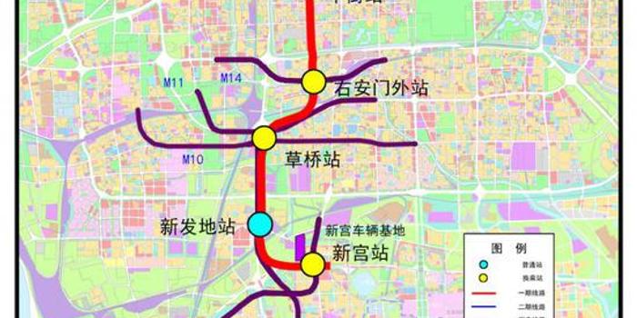 北京地铁19号线新宫至草桥站拟2021年开通