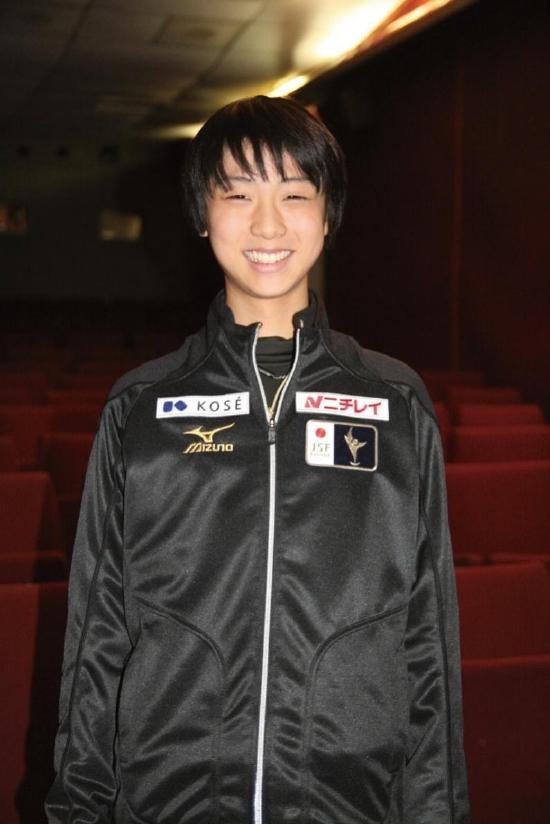 14岁的羽生结弦 摄影:野口美惠
