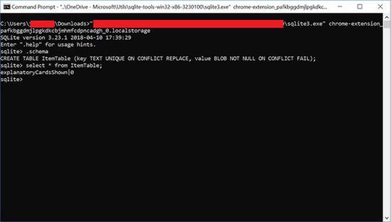 插件将明文密码存在local storage中,存在本地的sqlite数据库的文件没有被加密。