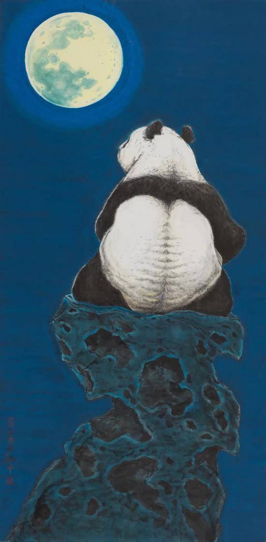 《圆》244cm×122cm 2017年