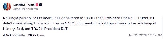 特朗普：没有我，北约已不复存在