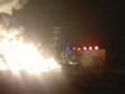 山东青岛一座物流园起大火 官方：全部疏散无伤亡