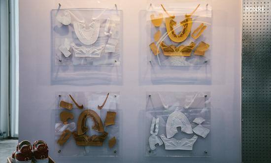 The Remade 将球鞋的 “裁片” 进行展示