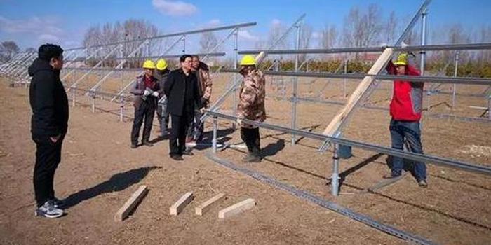 通辽市科左后旗村级光伏扶贫电站项目建设进展顺利