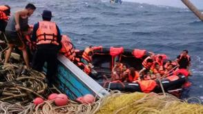 游船沉没前画面