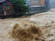 丹巴近百年一遇洪峰顺利通过