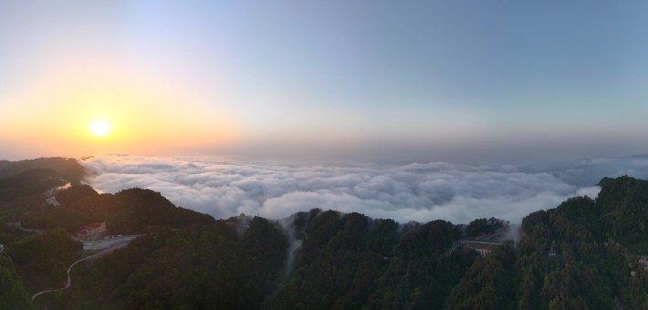 “雾”入仙境 巴中云顶茶乡云海美如画
