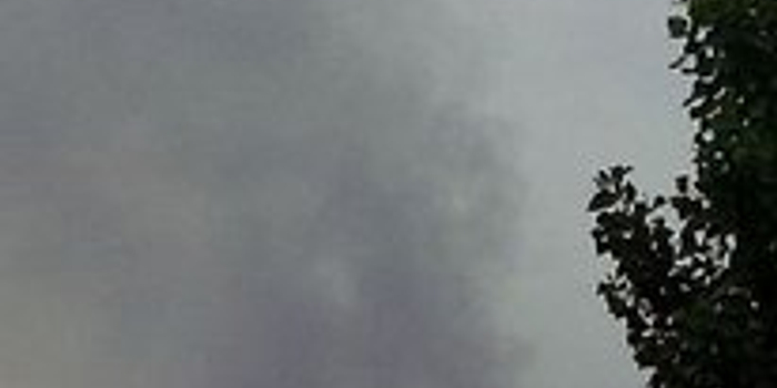 快讯 济钢一处凉水塔着火