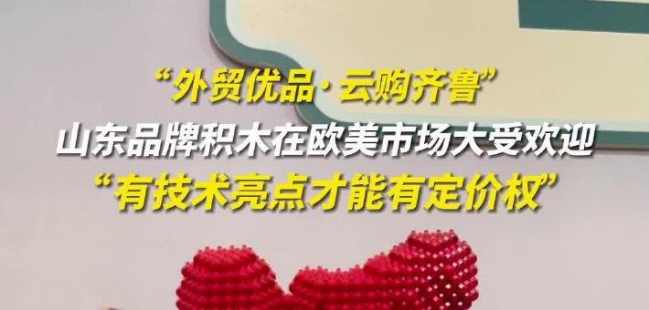 山东品牌积木在欧美市场大受欢迎