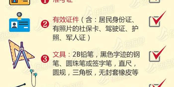上海高考考生必备物品提醒 外语听说测试需带
