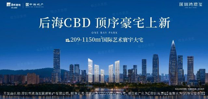 后海CBD 顶序豪宅上新
