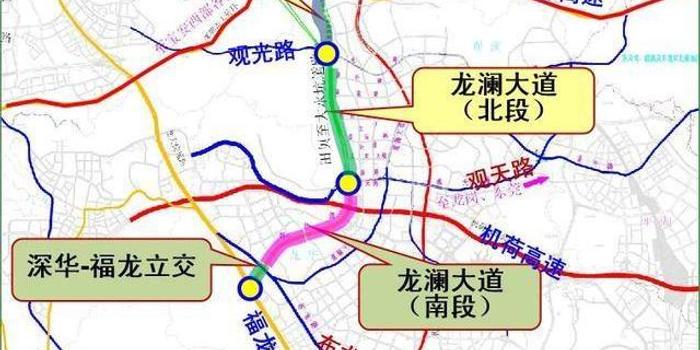 深圳中部发展轴线一大道有新进展 龙澜大道南段建成通车