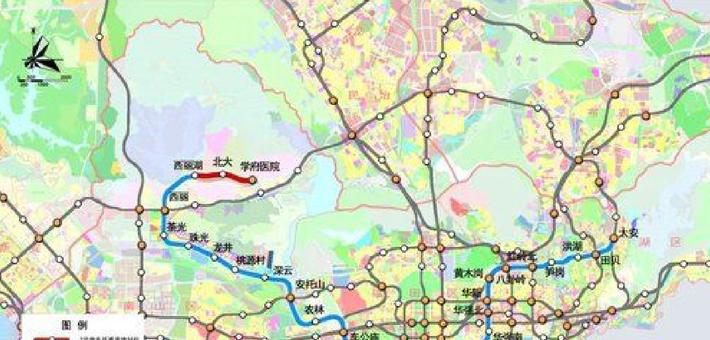 深圳地铁今年计划开通5条线路