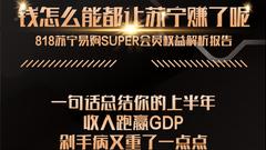 818苏宁发“薅羊毛”教程：用SUPER会员净赚2000元