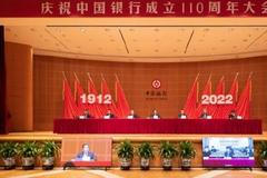 庆祝中国银行成立110周年大会在京召开