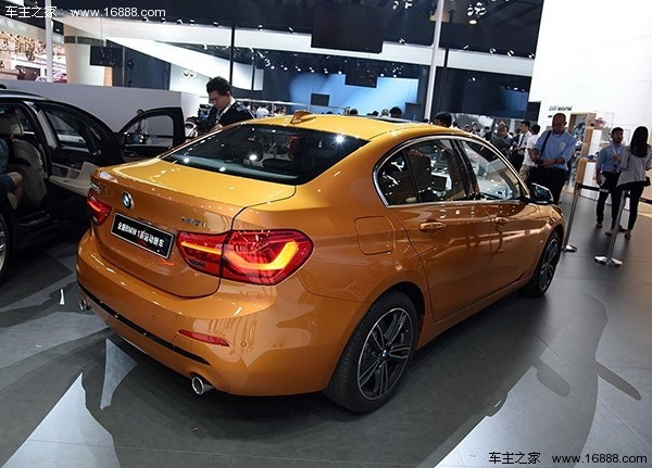 宝马1系三厢版配置信息曝光 预售20.5万起