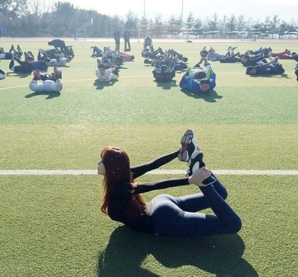 韩国最美体育女老师 身材太好学生还有心思上课吗？