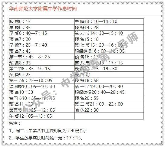 衡水中学作息时间表，和你孩子的高中到底有多大区别？