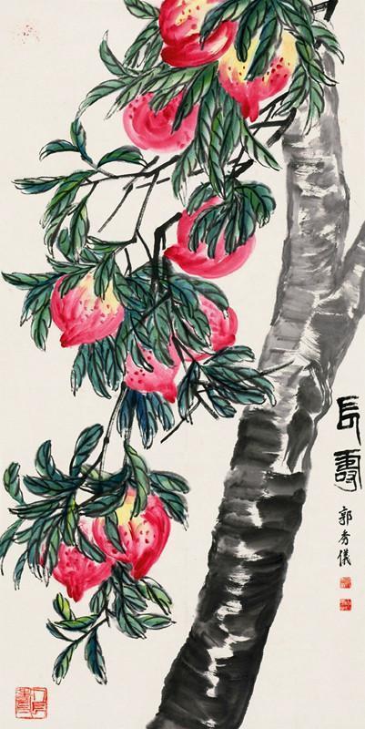 齐白石最著名女弟子郭秀仪国画作品！