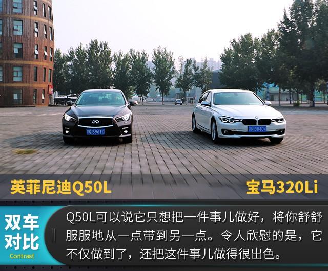 双方主力车型之间的对决 Q50L对比320Li