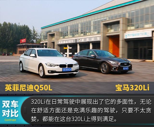 双方主力车型之间的对决 Q50L对比320Li