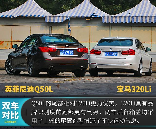 双方主力车型之间的对决 Q50L对比320Li