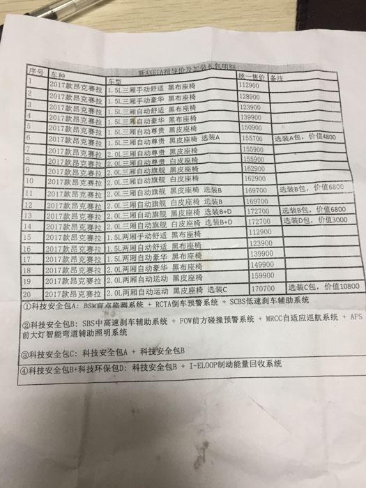 独家｜售价曝光！全新昂克赛拉配置大升级