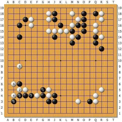 职业围棋手乔然解析自战的“闪光一手”