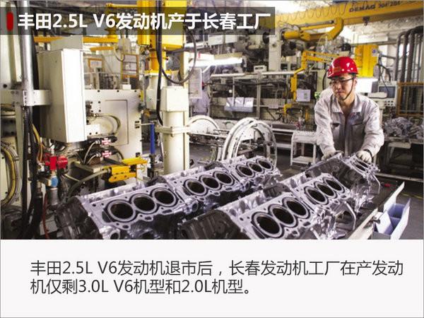 丰田将在华停产V6 2.5L引擎 全面“增压”化