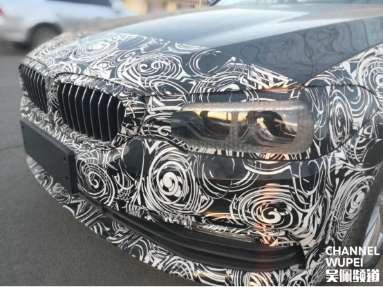 今天出门逮到了野生的伪装宝马新5系！