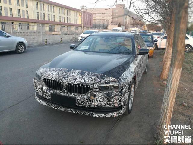 今天出门逮到了野生的伪装宝马新5系！